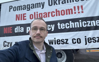 «Дуже приємні мужики, у яких купа міфів в голові», — Денис Малюська поговорив з польськими фермерами на кордоні