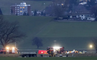 В Швейцарии разбился самолет: парашютисты спаслись, пилот погиб