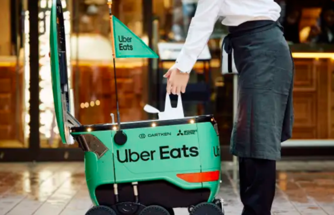 В Японии еду будут доставлять автономные работы