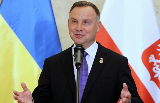 Дуда призвал увеличить поставки боеприпасов для Украины