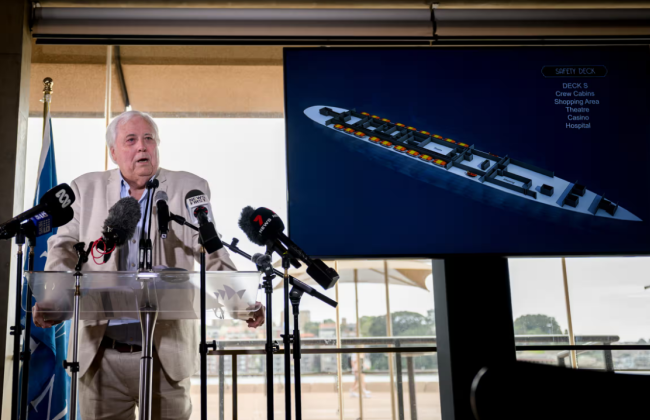 Австралийский миллиардер собирается построить копию «Титаника»