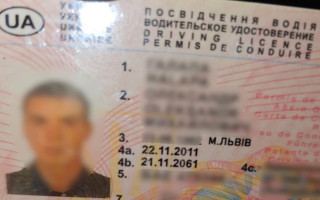 Во Львове нарушитель признался патрульным, что купил водительские права за 5000 гривен