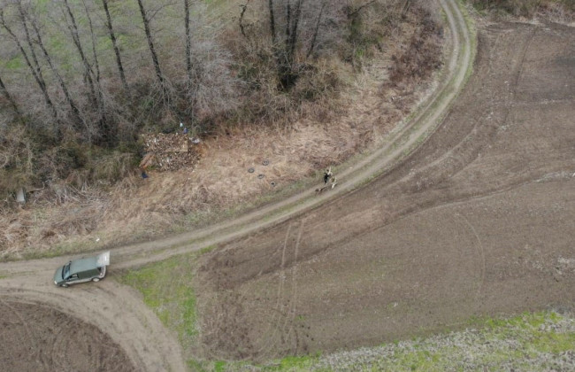 В 350 метрах от границы задержали мужчину, который из Николаева велосипедом преодолел более 750 км