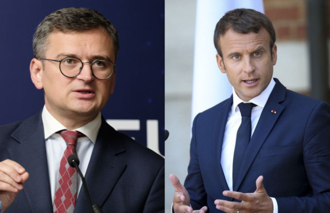 Макрон под отправлением войск НАТО в Украину имел в виду обучение украинских военных, — глава МИД Кулеба