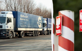 Рух вантажівок у бік Польщі повністю заблокований на двох пунктах пропуску, — ДПСУ