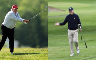 «Я дам тобі фору у три удари», — Байден запропонував Трампу зіграти з ним у гольф