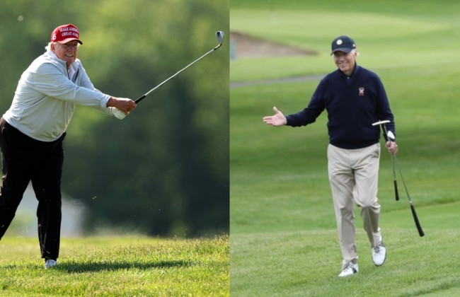 «Я дам тебе фору в три удара», - Байден предложил Трампу сыграть с ним в гольф