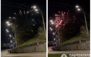 Чоловіку, який запустив салют у центрі Києва, загрожує до 5 років ув’язнення