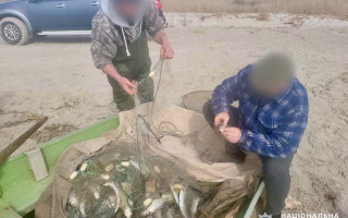 В Жебрианской бухте браконьеры нанесли государству ущерб на полмиллиона гривен