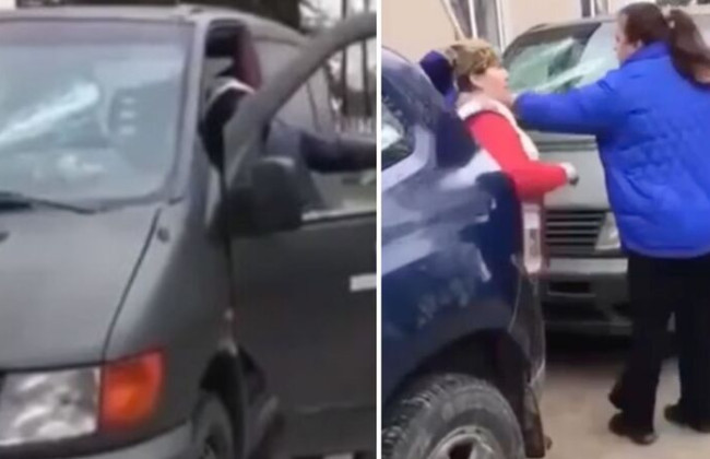 В Хмельницкой области женщина, сын которой служит в ВСУ, палкой побила авто ТЦК: что решил суд
