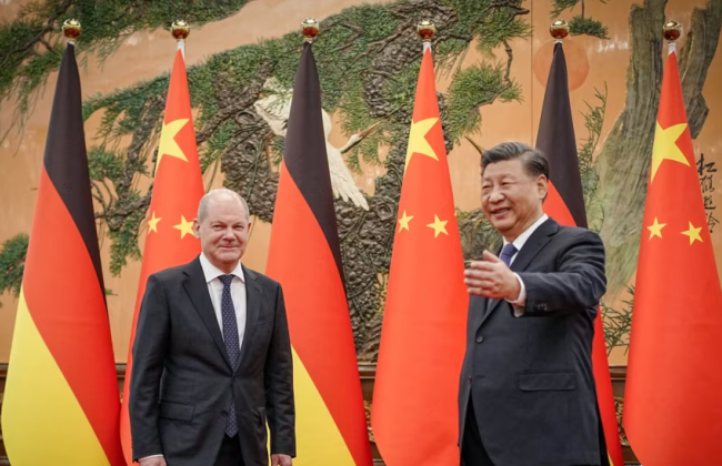 Олаф Шольц обсудит с Си Цзиньпином возможность содействия «справедливому миру» в Украине