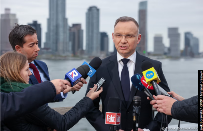 Анджей Дуда подтвердил готовность Польши разместить на своей территории ядерное оружие НАТО