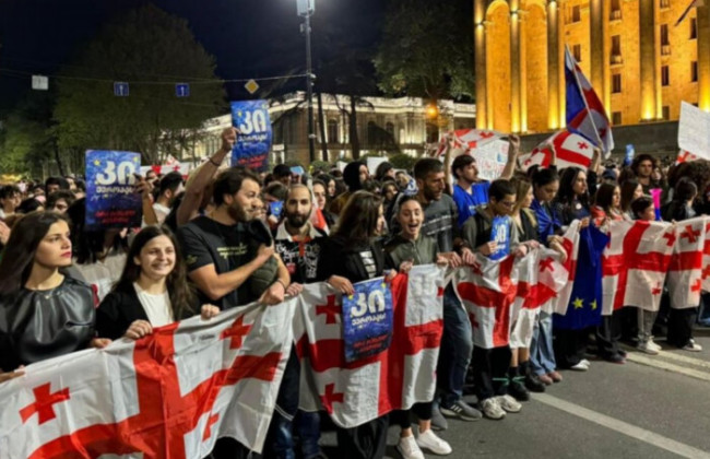 Парламент Грузии принял во втором чтении законопроект об «иноагентах», спровоцировавший массовые протесты