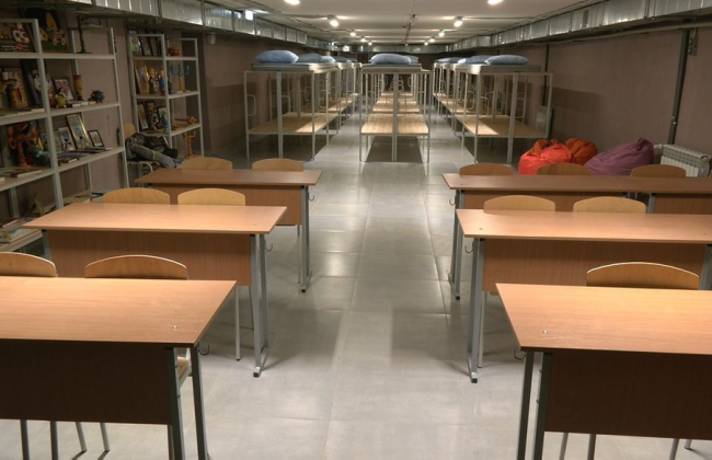 Подземная школа в Харькове начнет работу со следующей недели