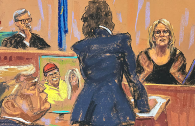 Суд над Трампом: актриса фильмов для взрослых Сторми Дэниелс дала показания по делу о деньгах «за молчание»