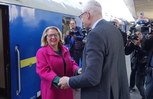 Министр развития Германии прибыла в Киев для обсуждения восстановления страны