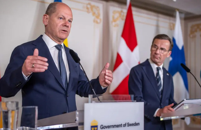 Канцлер Германии Олаф Шольц пообещал помощь Украине в более чем 7 млрд евро