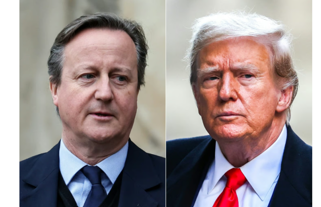 СМИ сообщили о переговорах Кэмерона и Трампа по Украине: Сунаку пришлось оправдываться