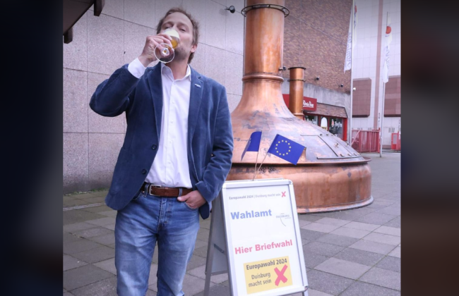 В одном из городов Германии люди получат бесплатное пиво за голос на выборах