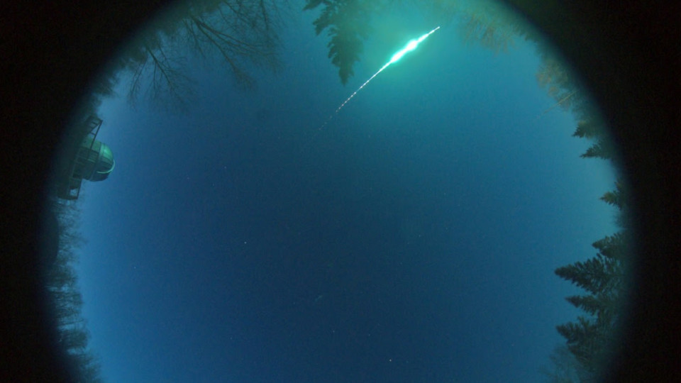 Над Португалией пролетел ярко-синий метеорит: видео