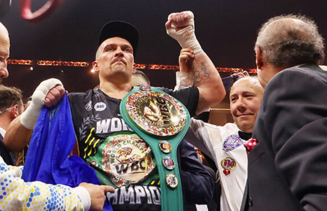 Усик стал лучшим боксером мира вне зависимости от весовой категории