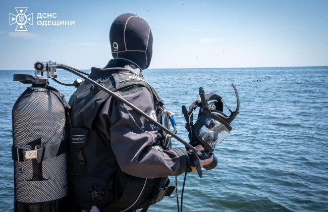 ГСЧС обследует прибрежную зону акватории Одесщины, фото