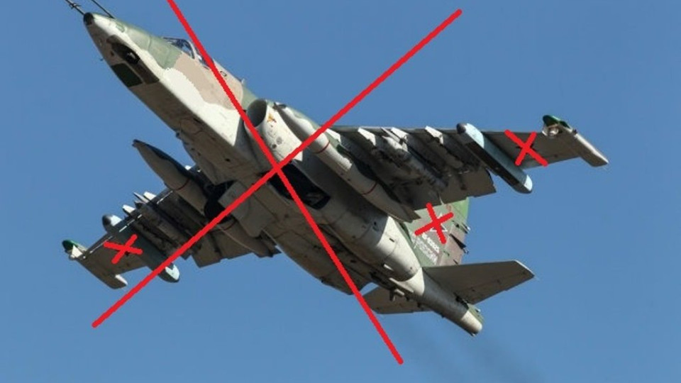 Геноцид российских штурмовиков: украинские военные снова сбили российский Су-25