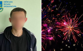 У Києві знайшли чоловіка, який вночі запустив феєрверк