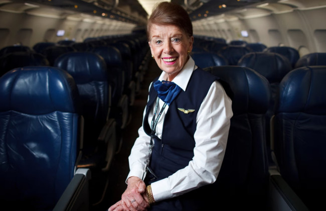 Померла легендарна стюардеса Бетт Неш, яка провела 67 років у небі