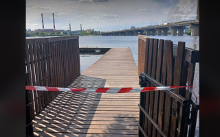 У Києві на набережній Дніпра виявили вибухівку, — фото