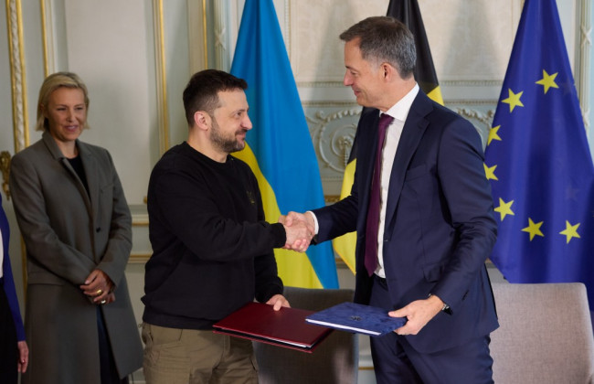 977 миллионов евро военной помощи: Украина и Бельгия подписали двустороннее соглашение о безопасности