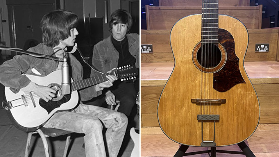 Гитару основателя The Beatles Джона Леннона, более 50 лет считавшуюся потерянной, продали на аукционе за рекордную сумму