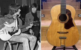 Гитару основателя The Beatles Джона Леннона, более 50 лет считавшуюся потерянной, продали на аукционе за рекордную сумму