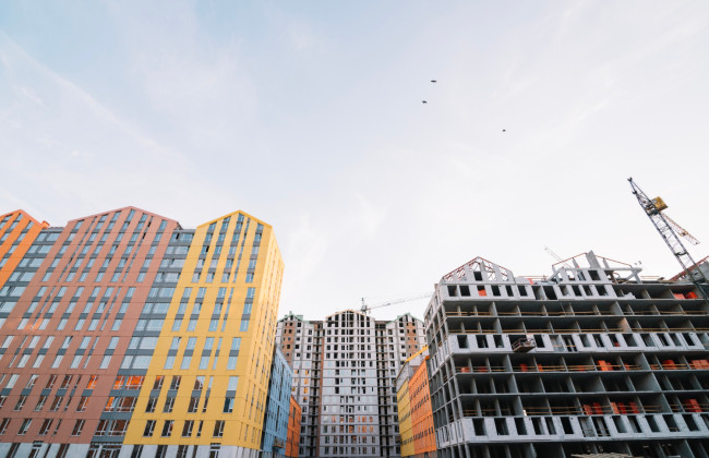 Объем сданного в эксплуатацию жилья в Украине увеличился более чем на 12%