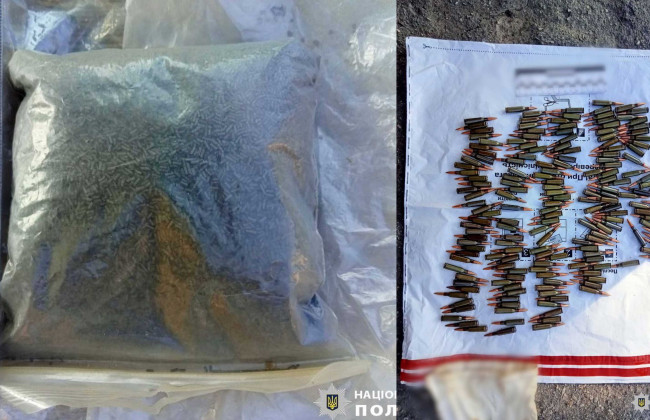 На Киевщине местный житель хранил арсенал взрывчатки и боеприпасов дома