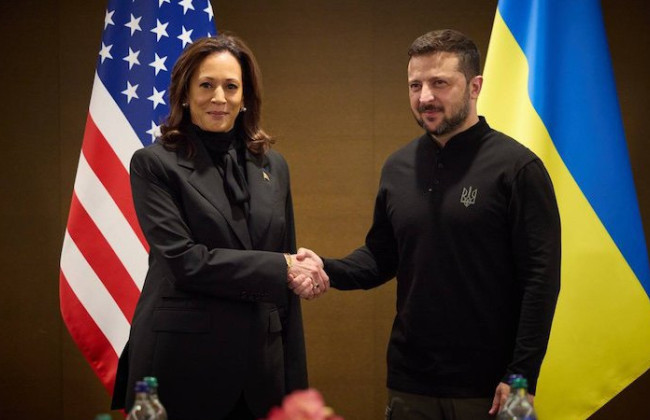 Поддержка Украины - наш стратегический интерес, а не благотворительность, - вице-президент США Харрис во время переговоров с Зеленским