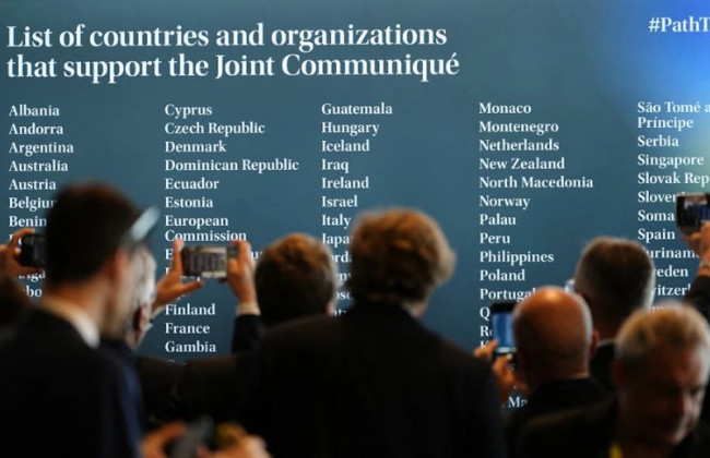 Сократилось число стран, подписавших коммюнике Глобального саммита мира