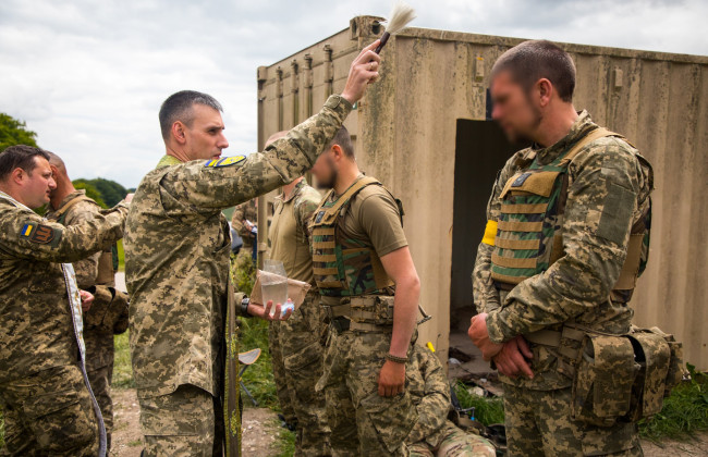 Украинские капелланы проходят двухнедельную подготовку в Великобритании