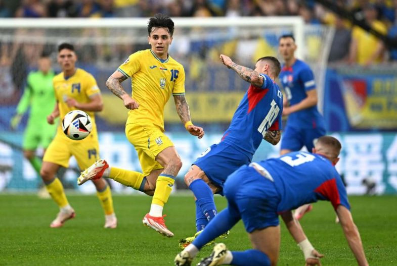 Сборная Украины обыграла Словакию во втором туре Евро-2024