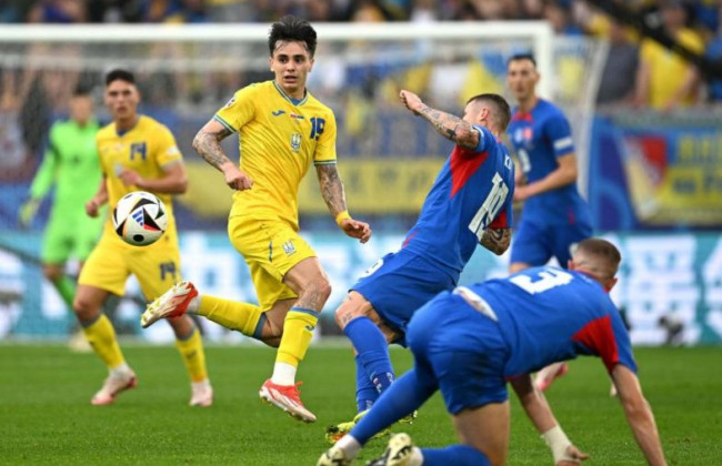 Сборная Украины обыграла Словакию во втором туре Евро-2024