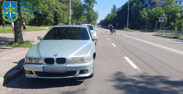 У Києві повідомили про підозру водію BMW, який збив 10-річного хлопчика