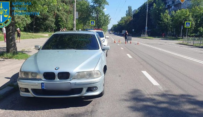 В Киеве сообщили о подозрении водителю BMW, который сбил 10-летнего мальчика
