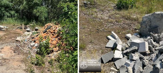 В Киевской области предприниматель загрязнил мусором земли НААН, нанеся 4 млн грн ущерба окружающей среде