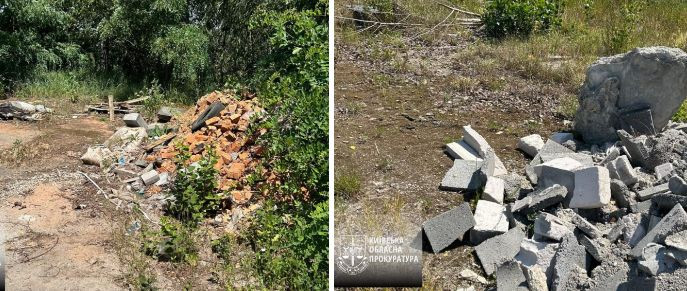 В Киевской области предприниматель загрязнил мусором земли НААН, нанеся 4 млн грн ущерба окружающей среде