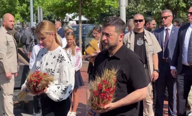 Зеленский прибыл в Вашингтон на саммит НАТО, видео