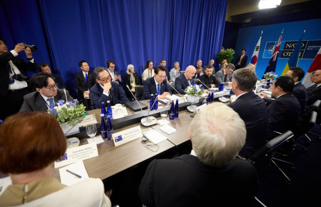 Зеленский встретился с лидерами Индо-Тихоокеанских государств – партнеров НАТО