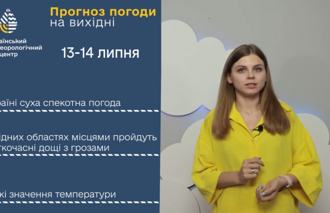 На выходных в Украине будет царить сильная жара – местами 41 градус