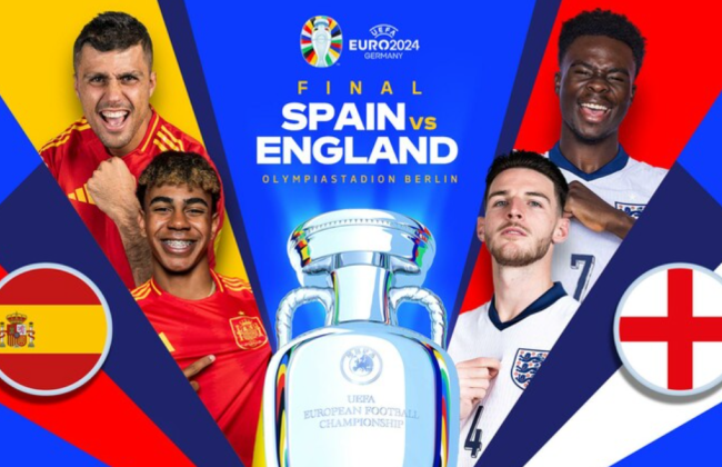 Финал Евро-2024: когда и где смотреть матч Испания – Англия