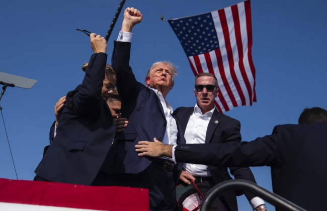 Повернул голову, чтобы прочитать таблицу — жизнь Дональда Трампа спас случай