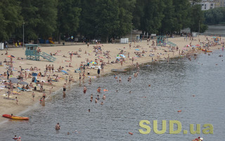 Почти 30 градусов: температура воды в Днепре в Киеве побила рекорд